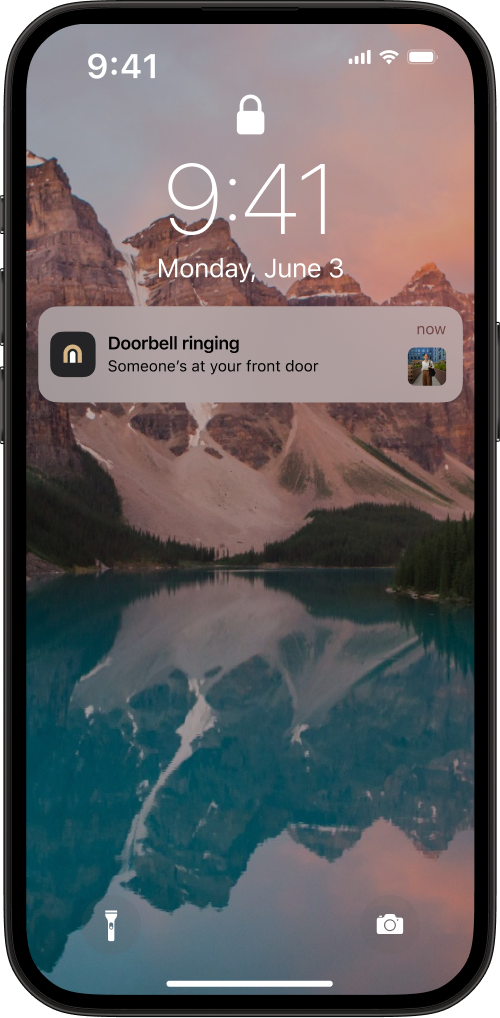 doorbell-ringing-home-screen