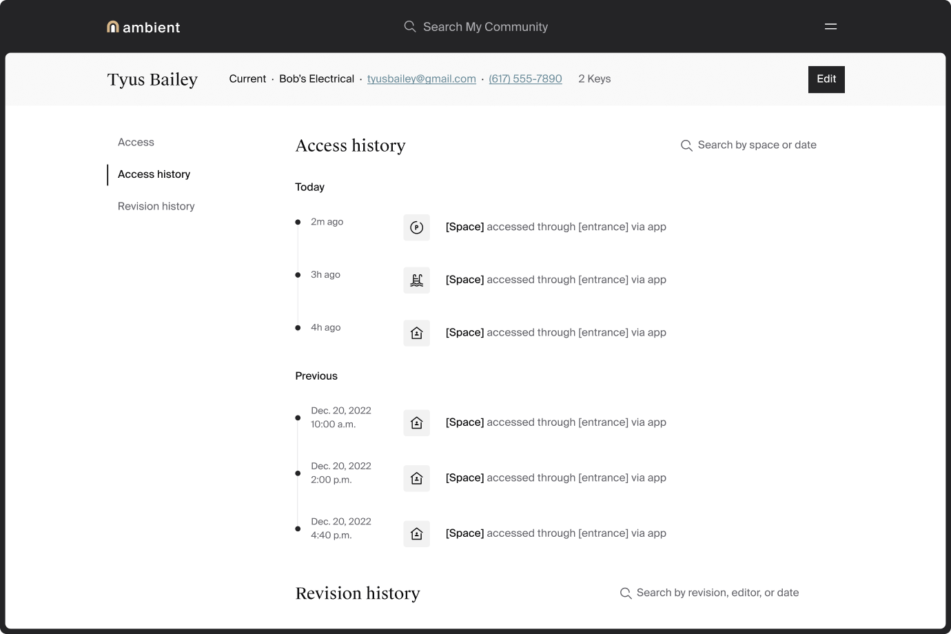 access-history-residents