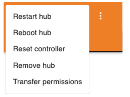 How to Reset Hub Controller